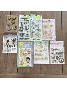 Recollections, Stampendous Poly Clear Crafting Stamps 8 Sets